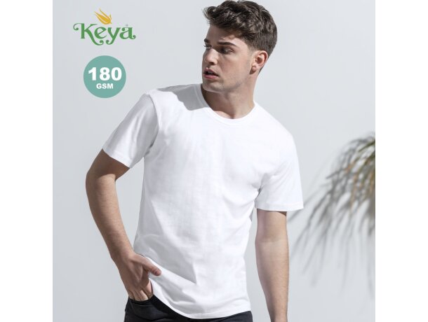 Camiseta Adulto Blanca "keya" Mc180