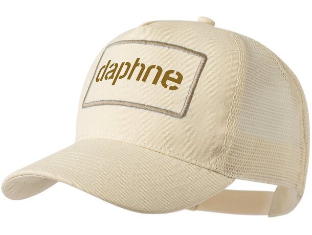 Gorras béisbol 5 paneles rPET Daphne detalle 2