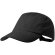 Gorra trail running de microfibra Karola Negro