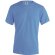 Camiseta Adulto Color "keya" Mc180 azul claro