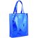 Bolsa Ides de non woven laminado brillante para comprar con logo azul