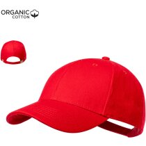 Gorras de béisbol para empresas Calipso de 6 paneles en algodón orgánico