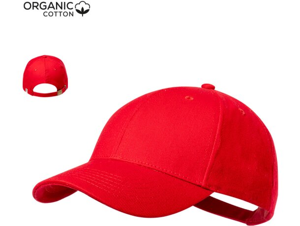 Gorras de béisbol baratas de algodón orgánico Calipso detalle 1