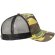 Gorras trucker para empresas Pamper RPET 5 paneles cierre ajustable camuflaje sostenible detalle 4