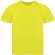 Camiseta técnica manga corta poliéster 135 g/m2 Sappor Amarillo