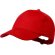 Gorras de béisbol personalizadas variados colores algodón reciclado Brauner Rojo