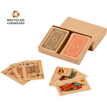 Barajas de cartas Kardain sets con baraja española y francesa recicladas