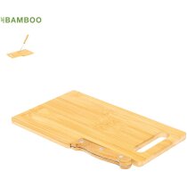 Tablas de madera Seslat de bambú con cuchillo y compartimento especial