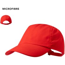 Gorras running Karola deportivas de microfibra con redecilla transpirable