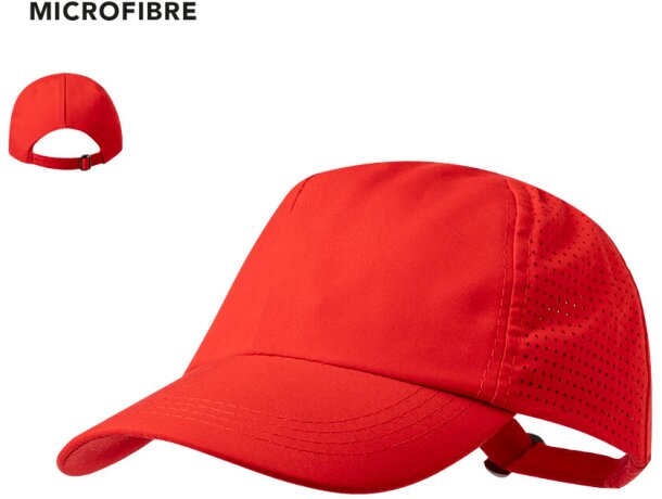 Gorra trail running de microfibra Karola detalle 1