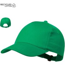 Gorra de béisbol publicitaria Brauner 5 paneles algodón reciclado colores