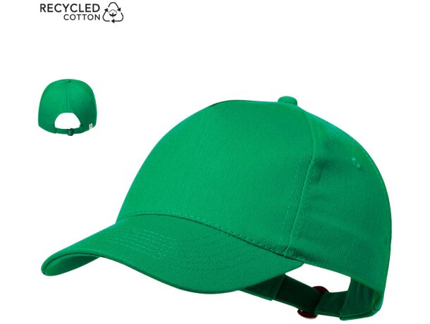 Gorras de béisbol personalizadas variados colores algodón reciclado Brauner detalle 1