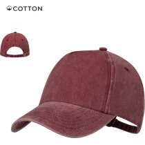 Gorra de béisbol promocional Zorp de 5 paneles efecto lavado algodón 100%