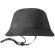 Gorro de playa con logo Hetoson plegable tipo bob microfibra suave Gris