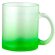 Tazas de cristal personalizadas Osaka 350ml borosilicato mate translúcido Verde