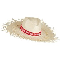 Hurley Sombrero de paja para hombre - Sombrero de paja salvavidas de Bayside