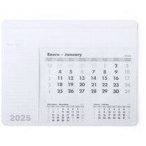 Alfombrilla Rendux con calendario personalizado blanco