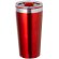 Vaso térmico colores metalizados de acero inoxidable reciclado 600ml Dione Rojo