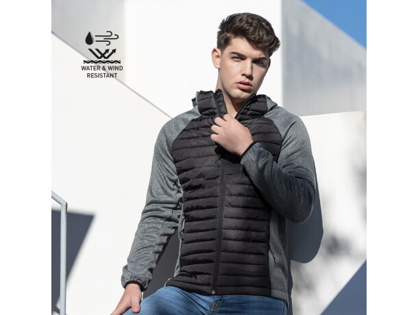 Chaqueta Polar Hombre Bicolor Con Cremallera Nordic Sols 