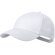 Gorras de béisbol baratas de algodón orgánico Calipso Blanco