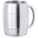 Taza vintage original Solara de acero inox 450ml con asa en forma de barril detalle 2