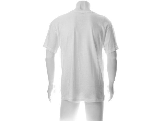 Camiseta Hecom blanca 135 gr adulto