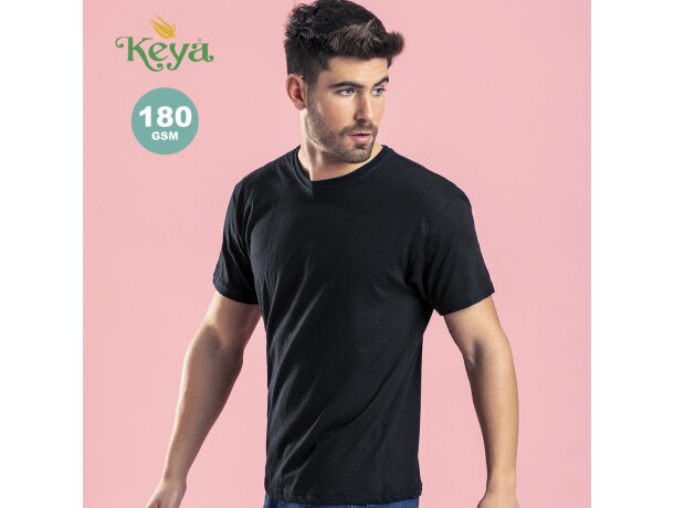 Camiseta Adulto Color "keya" Mc180-oe personalizada