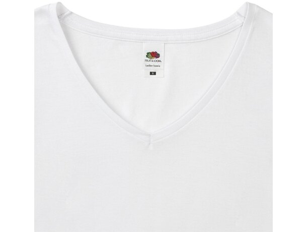 Camiseta Mujer Blanca Iconic V-Neck