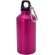 Bidón Mento de aluminio con mosquetón 400 ml personalizado personalizada fucsia