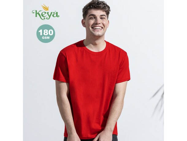 Camiseta Adulto Color "keya" Mc180 personalizada