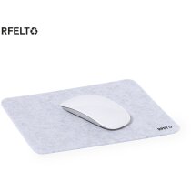 Alfombrillas de ratón Lena fabricadas en suave fieltro RPET reciclado