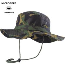 Gorros de pescador originales Draken para propaganda microfibra camuflaje