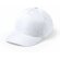 Gorra krox básica de poliéster en 5 paneles barata blanco