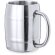 Taza vintage original Solara de acero inox 450ml con asa en forma de barril detalle 3