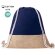 Mochila saco con argollas yute 120 g/m2 detalle 1