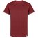 Camisetas manga corta algodón reciclado unisex 150 g/m2 Rojo