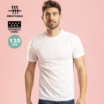 Camisetas publicitarias cómodas Tecnic ROX tallas adulto deportiva 135 gr