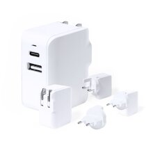 Adaptador enchufe de plástico con indicador led Vlind