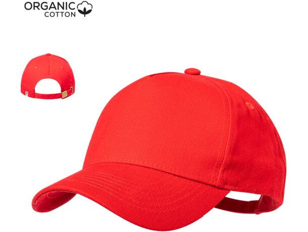 Gorras de béisbol con logotipo algodón orgánico con cierre de hebilla Gleyre detalle 1