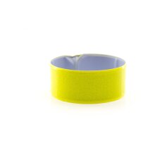 Pulsera Reflective reflectante pvc amarillo