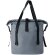 Bolsa viaje pvc con triple cierre de hebilla pvc Nandora Gris