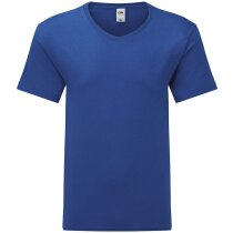 Camiseta manga corta economica Fruit Of The Loom Iconic 100% algodón peinado 150 g/m2 cuello v