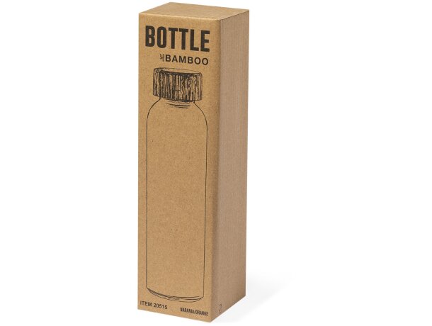 Botellas de cristal 500ml Vantex con tapón de bambú y libre de BPA detalle 3