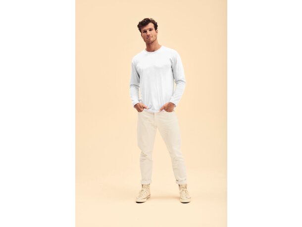 Camiseta Adulto Blanca Iconic Long Sleeve T