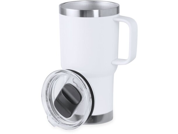 Taza termica para publicidad Paster de acero reciclado 600ml doble pared detalle 3