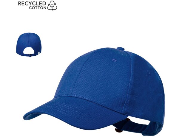 Gorra running promocional algodón reciclado Daimat detalle 1