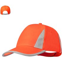 Gorras de béisbol promocionales Brixa con cierre de velcro reflectante