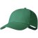 Gorra de béisbol con cierre velcro algodón Haliard Verde