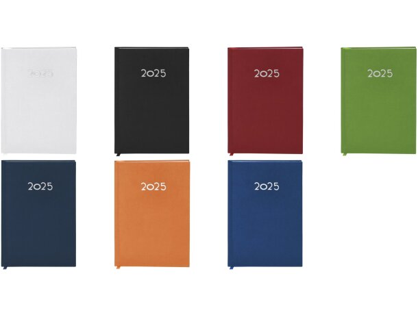 Agendas diarias Canek 2025 en suave PU con caja kraft detalle 4