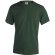 Camiseta Adulto Color "keya" Mc180 verde botella